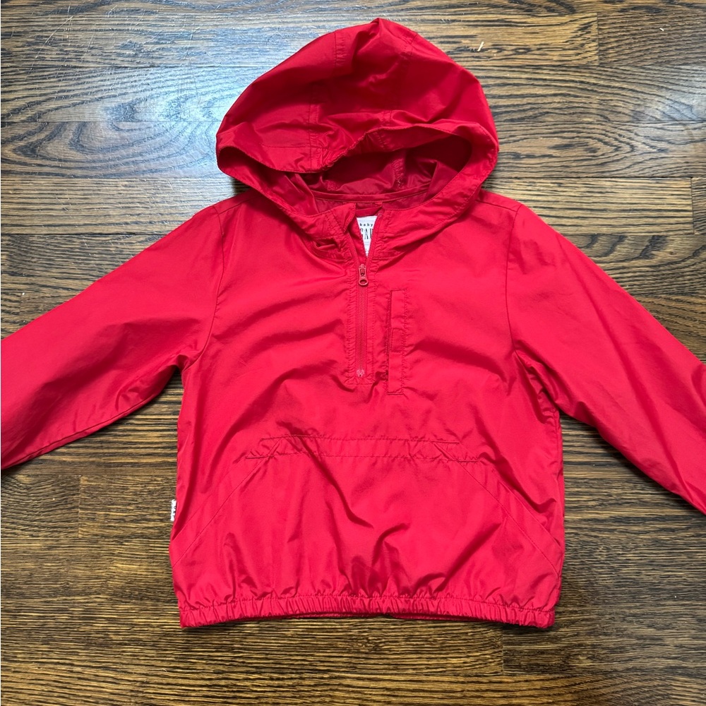 GAP Kids Red Windbreaker Jacket, Size: 3T